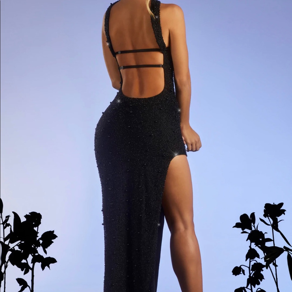 OhPolly embellished maxi dress size 4 bought for event but didn’t end up wearing